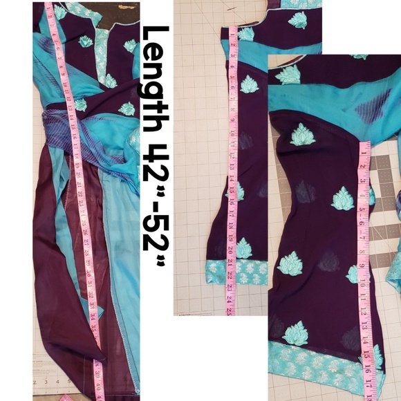 Handmade Hand Dyed Embroidered Kurta Dress S/M - Picture 8 of 8